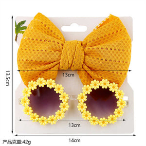 Hair accessories with glasses for girls 