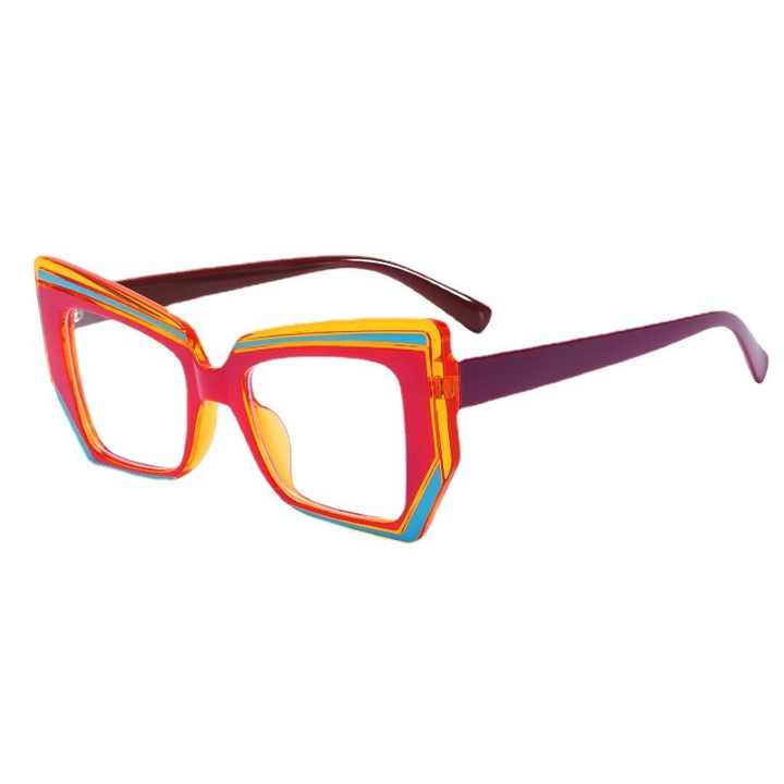 Eyeglasses Frames Lunette De Soleil - Square Colored Eyeglasses Frame
