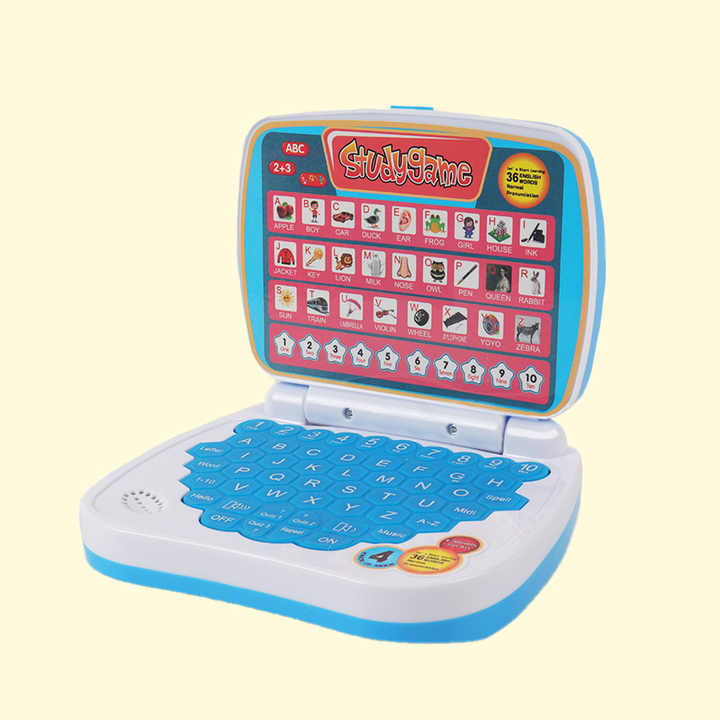Plastic Machines with Battery Power - Smart Portable Computer Toys for Kids 