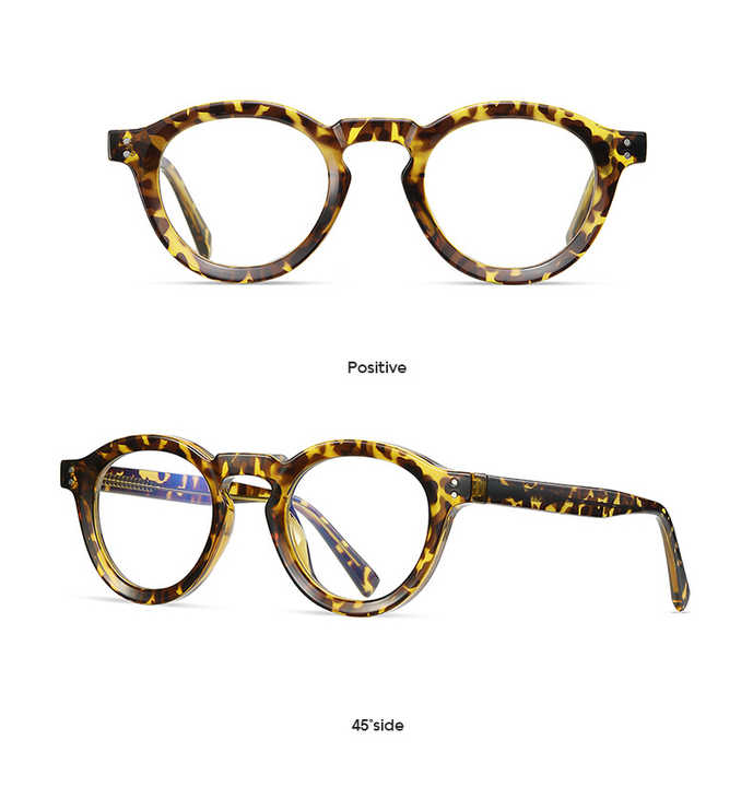 Anti-blue Light Optical Frame - Stylish Round Glasses Frame for Women 