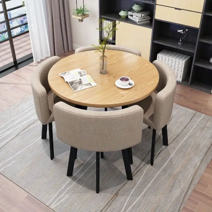 Set of 4 stone chairs 