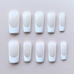 Creative Minimalist Fully Covered Handmade Nail Art 