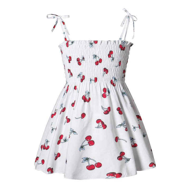 Customize floral summer dresses for girls with sleeveless vest skirt patterns, as well as girls printed princess dresses Customize floral summer dresses for girls with sleeveless vest skirt patterns, as well as girls printed princess dresses 