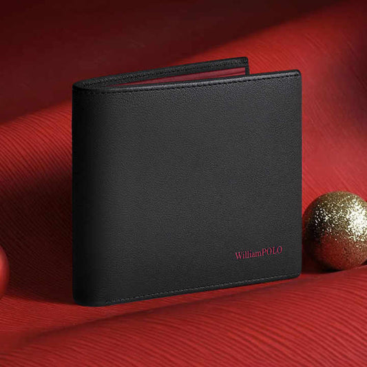 William Polo New Leather Wallet for Men Christmas Gift 
