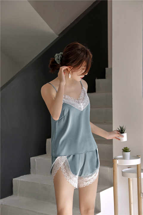 Sexy Satin Pajamas 