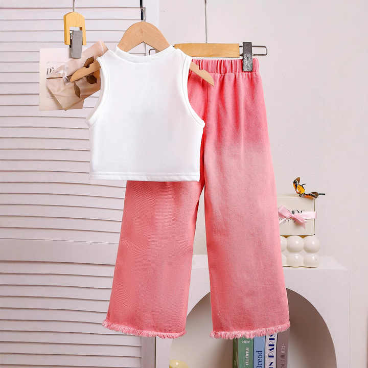 New Design Spring Autumn Kids 2 Piece Fashion Suits 