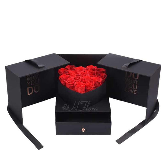 lowers Long Life Eternal Preserved Rose- هدايا عيد الحب من HFloral، زهور مزخرفة خالد
