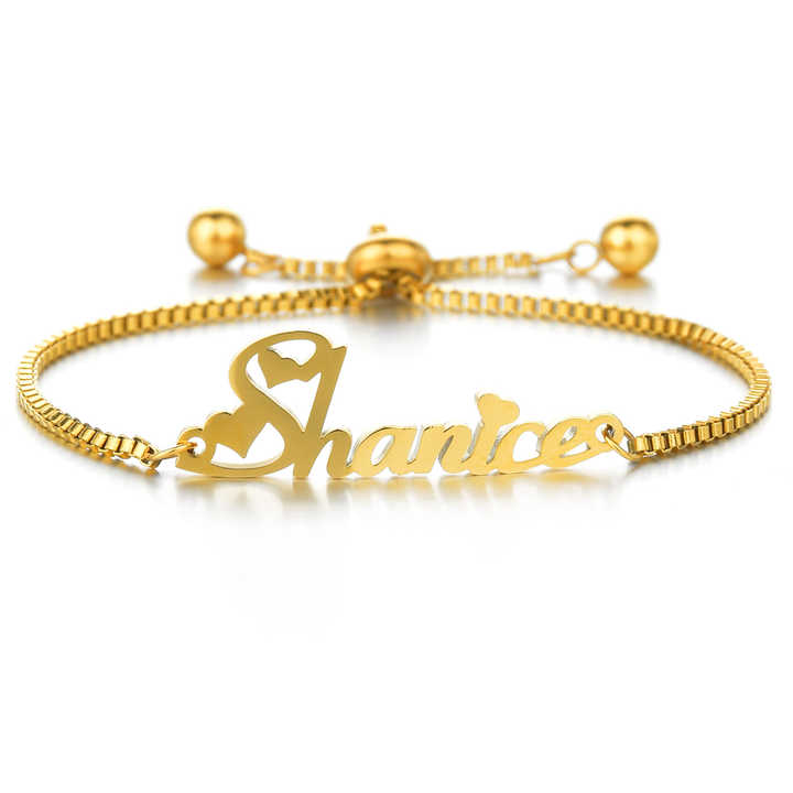 Custom Baby Accessories Stainless Steel Baby Name Bracelets 