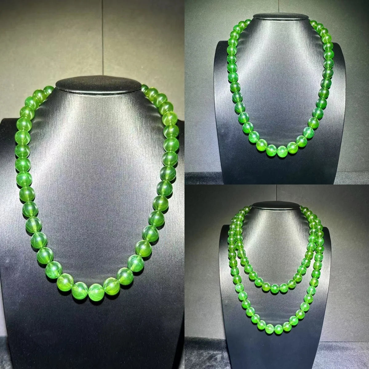 round bead necklace 
