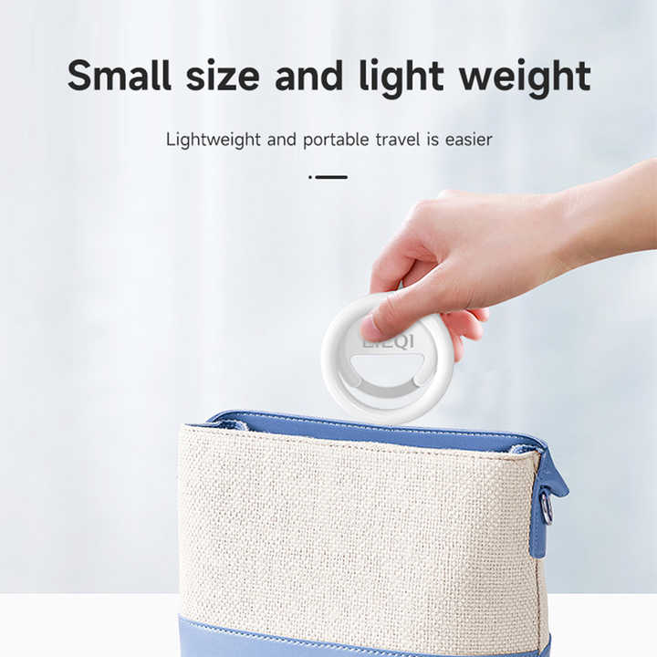 Phone clip, battery-powered flashlight 