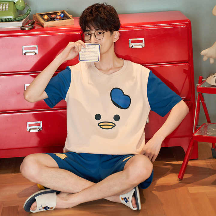 . طقم بيجامة قطنية