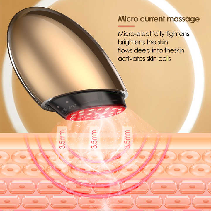 Skin tightening beauty device 