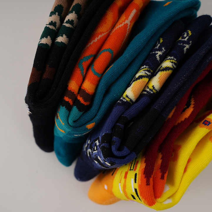 Funny Cotton Mid Tube Movie Socks 