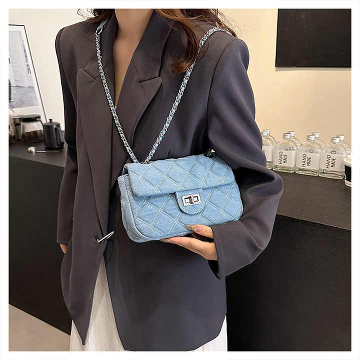 Women's denim handbag 