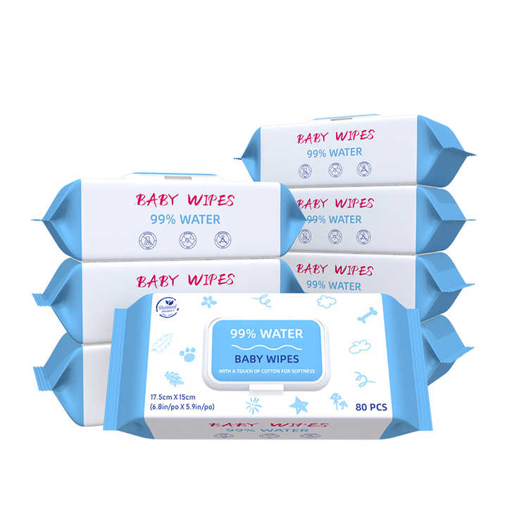 High Quality Custom Logo Dry Baby Wet Wipes 