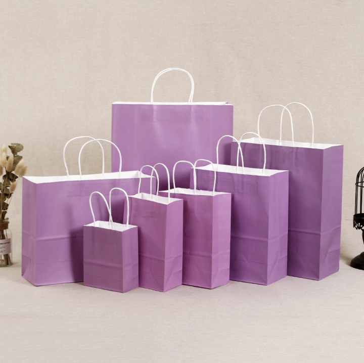 Recyclable Colorful Party Birthday Custom-Paper Bags 