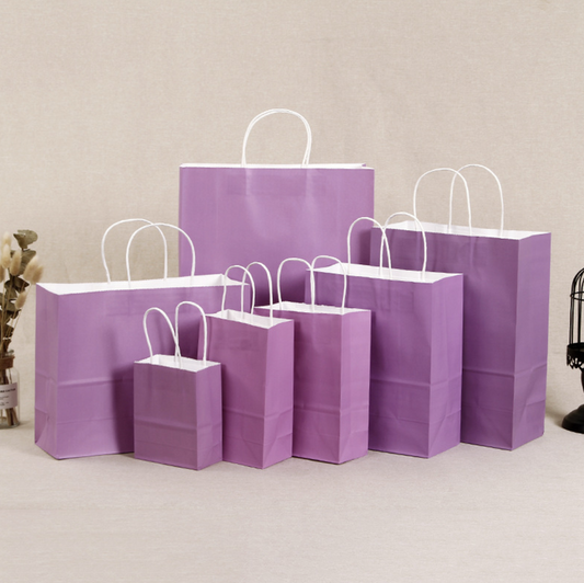 Recyclable Colorful Party Birthday Custom-Paper Bags 