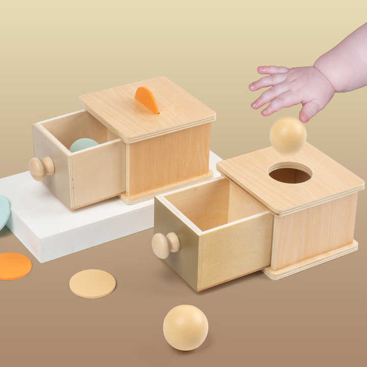 New Object Permanence Box Montessori Teaching Aids. 