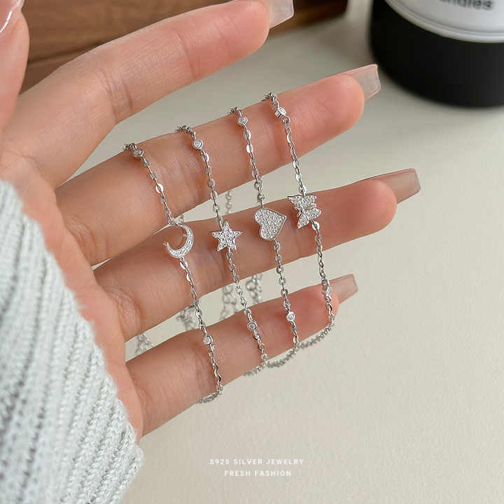 Sterling Silver Full - Fine Jewelry Bracelet 