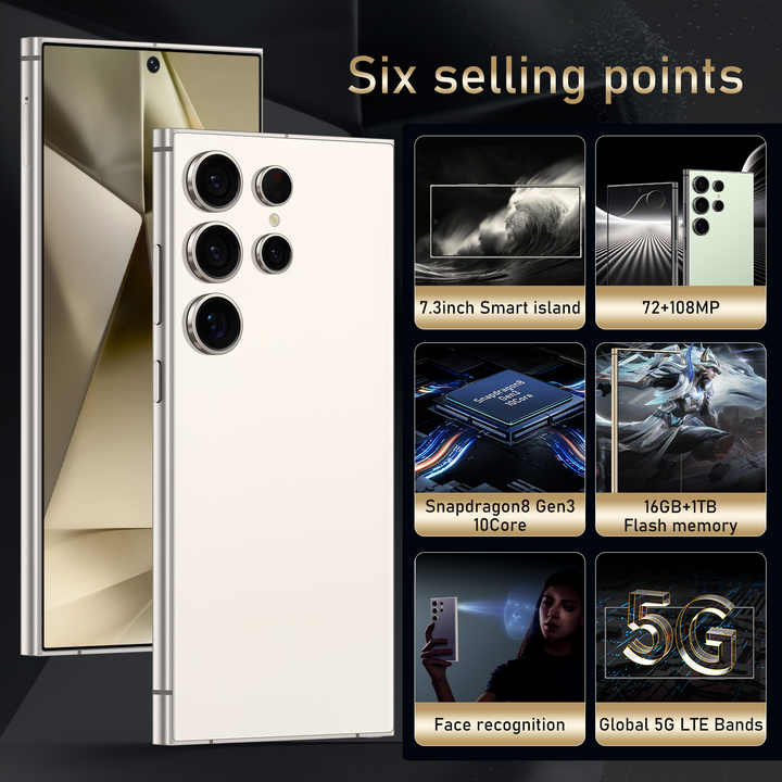 2025 New Original Gaxly Unlocked 5G S25 Ultra Telephone 16GB+1TB Gaxly S25 Ultra 5G Gaming Phones