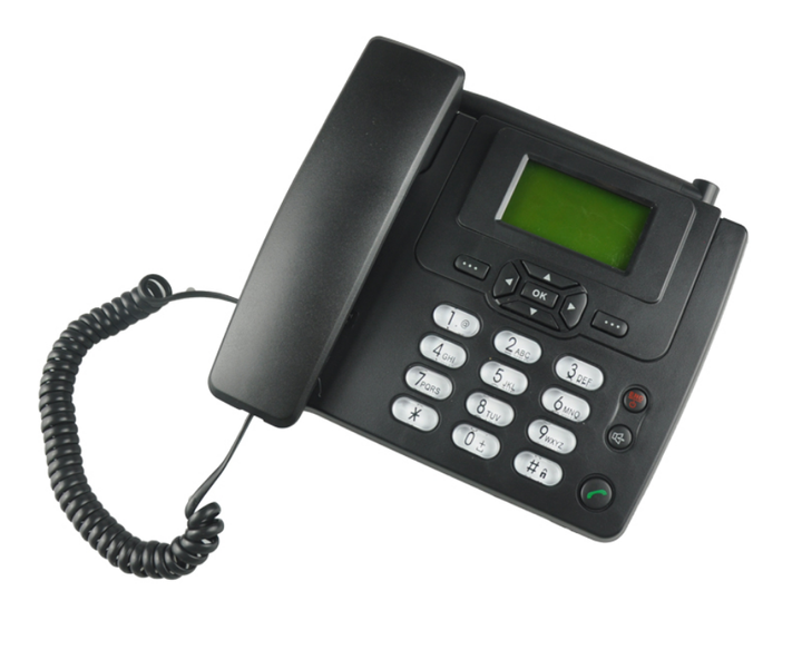 Landline Phone with    هاتف أرضي مزود بفتحة بطاقة