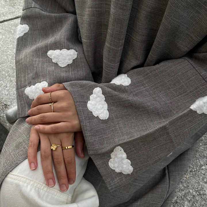 عبايه ملونه نسائيه شتويه