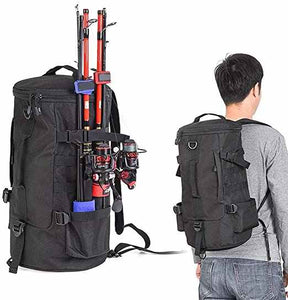 حقيبة ظهر اسطوانية مناسبة لصيد السمك -Cylinder Fishing Backpack