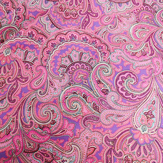 Custom Printed Italian Pure Silk Habotai Fabric 