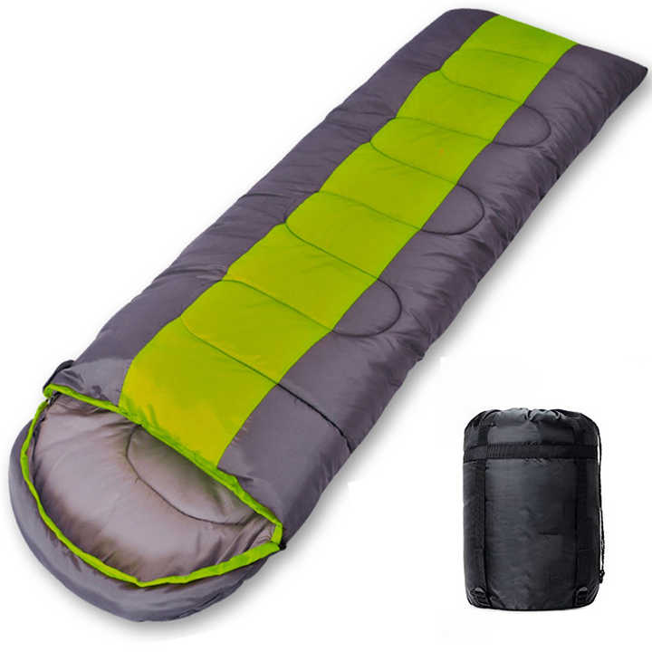 Compact, lightweight, portable, waterproof sleeping bag. 