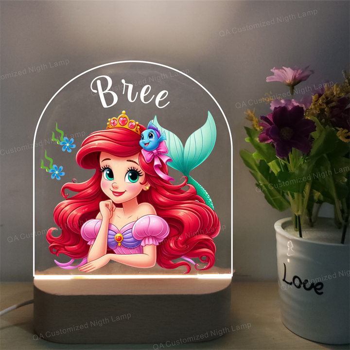 Personalized Mermaid Night Light for 