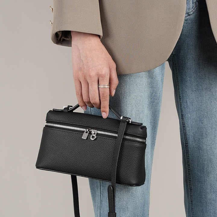 حقائب يد  جديدة صغيرة كروس بودي من الجلد الطبيعي بطبقة علوية