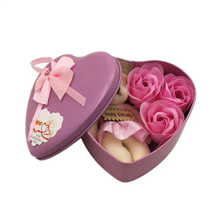 Box Scented Bath Rose Gifts - Beautiful Flower Box 