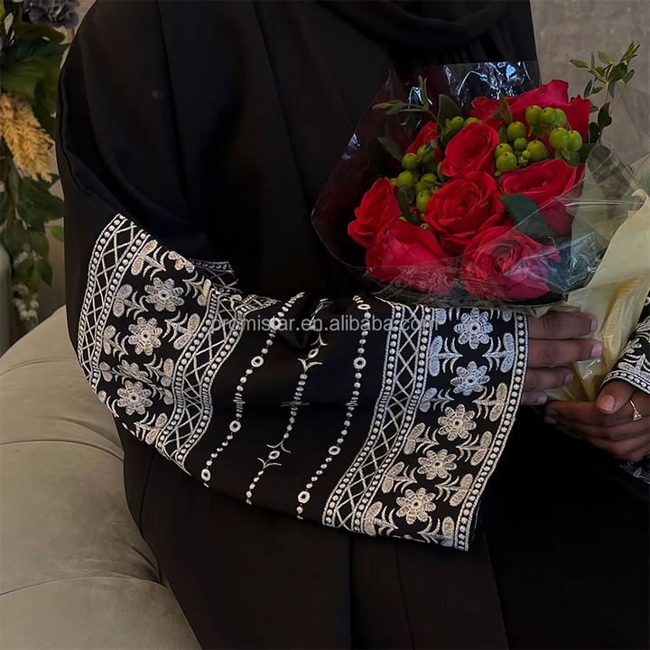 PROMISTAR Oversized Embroidered Abaya 