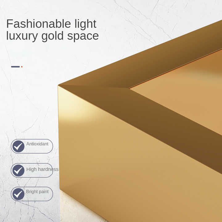 Coffee table living room furniture modern simple double layer economical tea table 