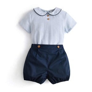 Baby Boy Clothes Children Clothing Outfits New Baby Clothes Set, Striped Shirt - 