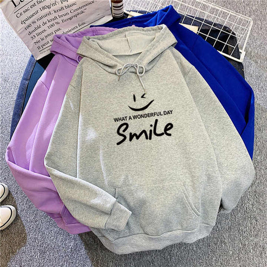 Long Sleeve Front Pocket Chest Print Girl Autumn 