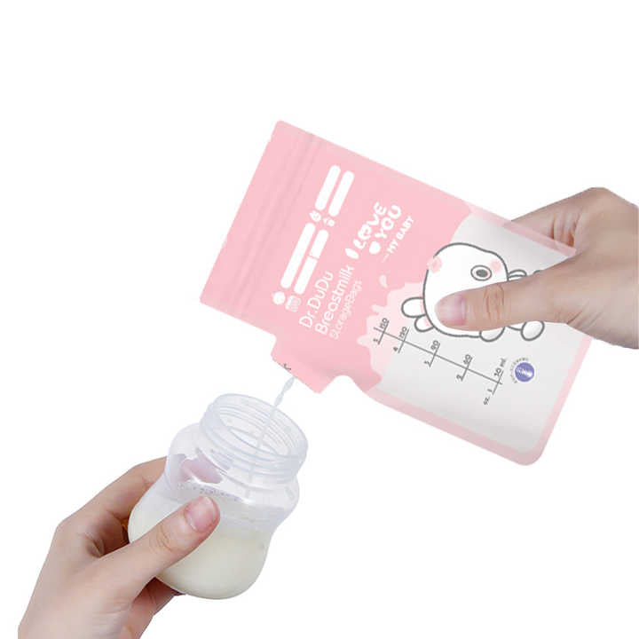 Temperature Sensitive Baby-Milk Storage Bags 