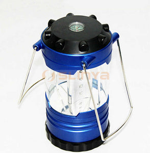 3 AA Dry Battery Power Hanging Camping Tent Foldable Lamp 