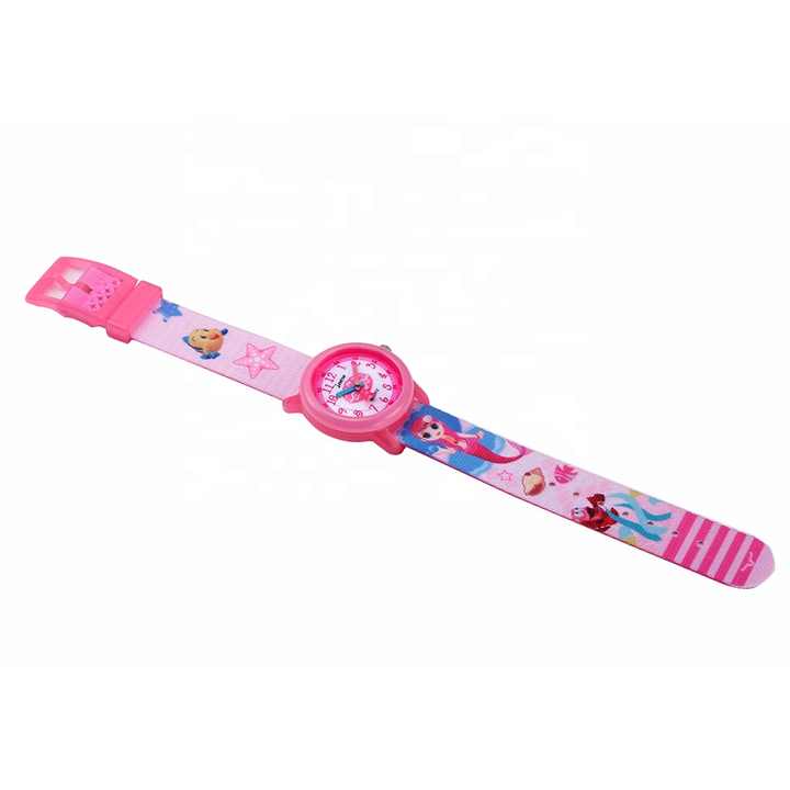 Waterproof 3D Cartoon Mermaid Quartz Watch 