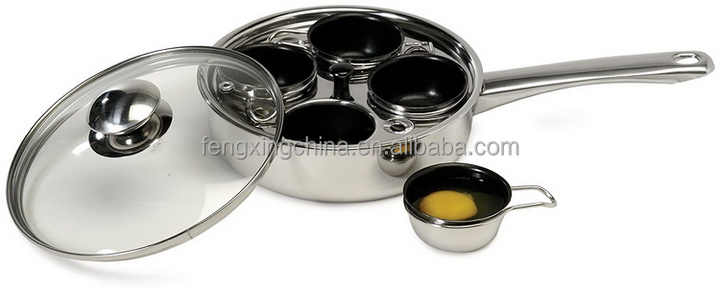 Stainless Steel Egg Poacher and Cooker 