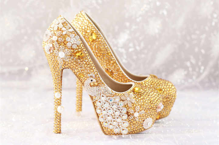 High quality women's wedding heels 