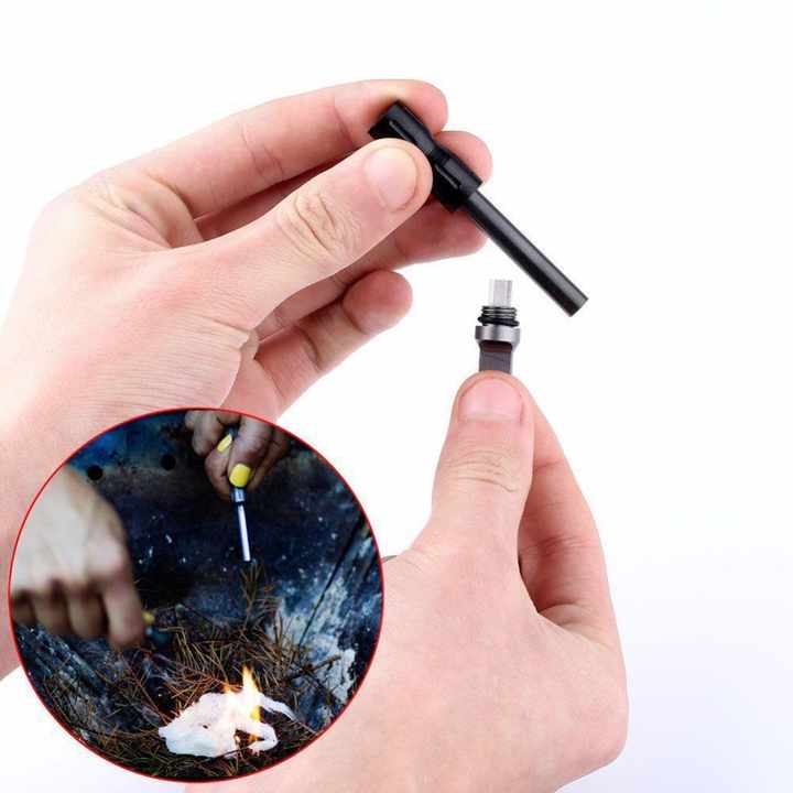 Outdoor Camping EDC Water Rescue Tools Stone Ignition 