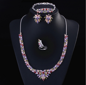 Luxury jewelry set for the bride