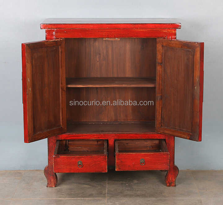 wooden storage cabinet
