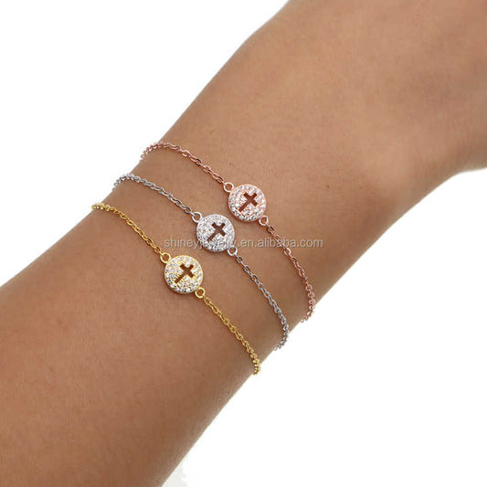 Children's accessories, girls' silver bracelet 