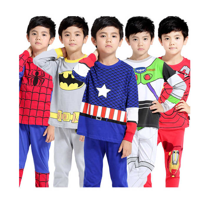 Wholesale Cotton Long Sleeve Super Pajama Set 