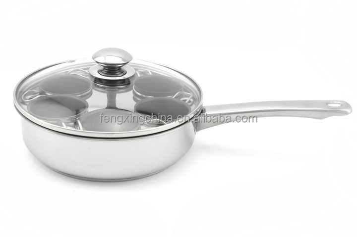 Cooking eggs frying pans 