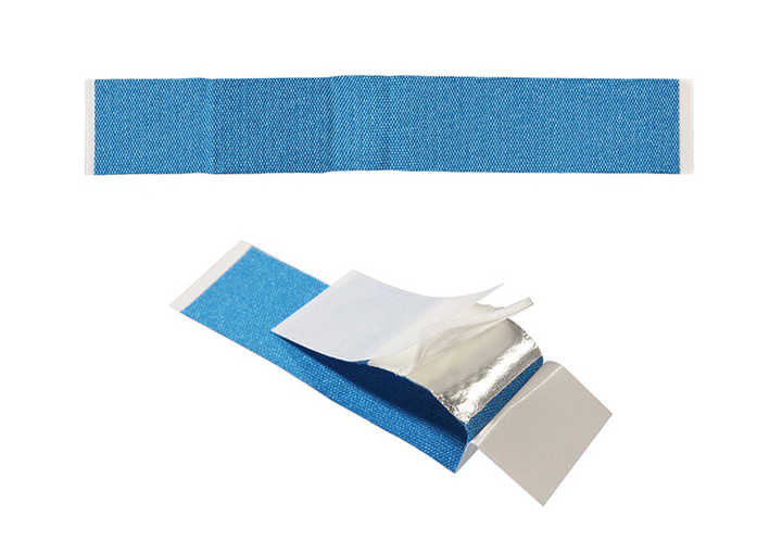 HY6318 الأزرق كشف الإصبع مطاطا النسيج الجص HY6318 Blue Finger Detection Elastic Fabric Plaster