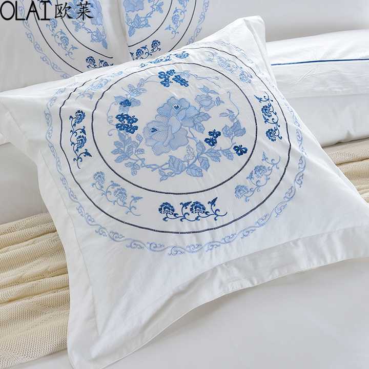سرير أسرة مفردة فاخرة مجموعات فندقية فاخرة غطاء سرير Popular single bed linen sets hotel linen bed cover