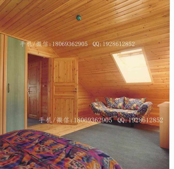 Big Window Prefab Wooden House 